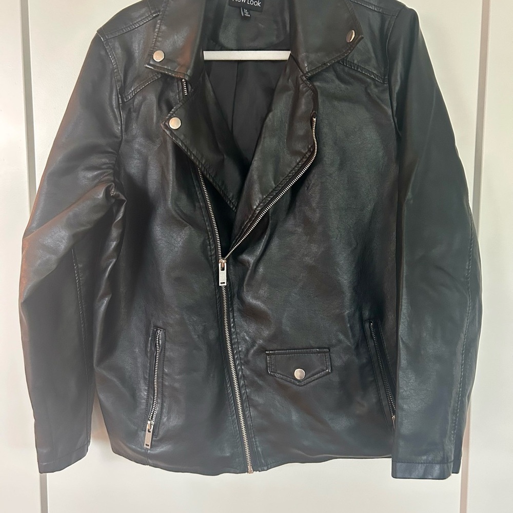 New Look Black Faux Leather Jacket